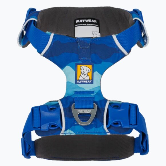New RuffWear Front Range Dog Harness - Size L/XL - Blue Mountain Print - Picture 1 of 8